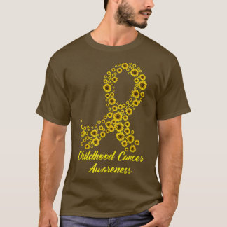Camiseta Cancer de infância Sensibilização Mês Figurino Ama
