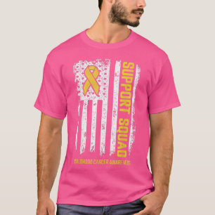 Camiseta Cancer de infância Suporte para Cancer de infância