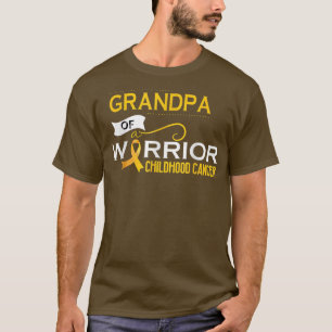 Camiseta Cancer De Infância, Vovô De Um Guerreiro