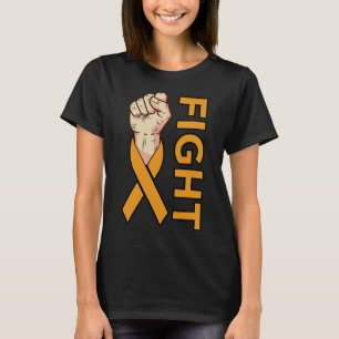 Camiseta Cancer de Leucemia Suporte de Sensibilização Laran