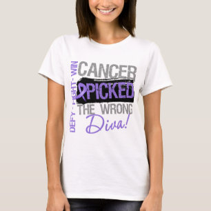 Camiseta Cancer De Linfoma Hodgkins Picou O Diva Errado