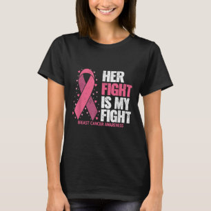 Camiseta Cancer De Mama A Luta É O Meu Cancer De Luta