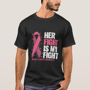 Camiseta Cancer De Mama A Luta É O Meu Cancer De Luta