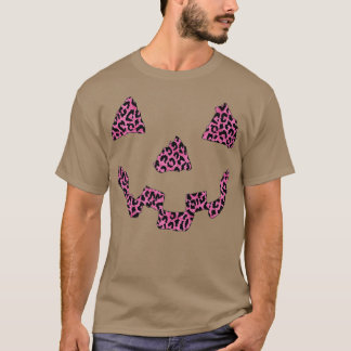 Camiseta Cancer de Mama com rosto de abóbora do Halloween d