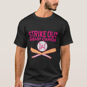 Camiseta Cancer De Mama De Cancer De Mama De Baseball Aw