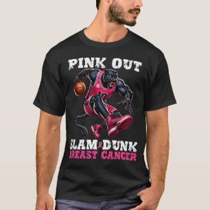 Camiseta Cancer de Mama de Slam Dunk Rosa Out,Basquete