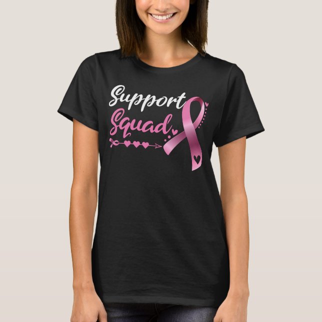Camiseta Cancer de Mama de Suporte ao Guerreiro de Cancer M (Frente)
