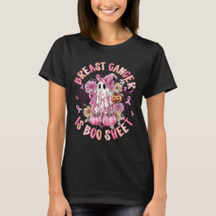 Camiseta Cancer De Mama É Cancer De Mama Halloween De Duas 