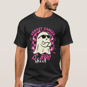 Camiseta Cancer De Mama É Cancer De Mama Halloween De Duas 