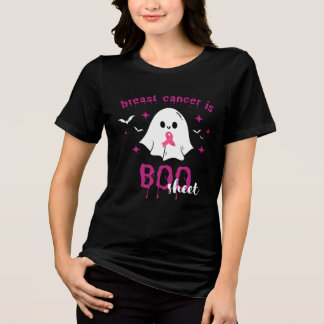 Camiseta Cancer De Mama É Cancer De Mama Halloween De Duas 