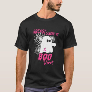Camiseta Cancer De Mama É Folha De Boo Halloween 