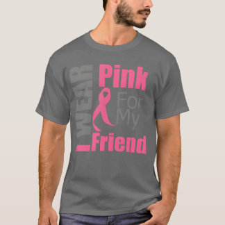 Camiseta Cancer De Mama Eu Visto Rosa Para Minha Família Am