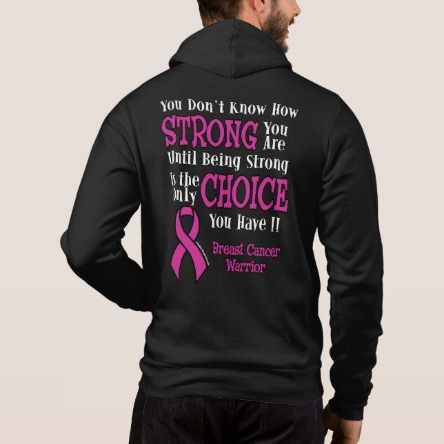 Camiseta Câncer de Mama Forte/Escolha... (Verso)