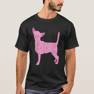Camiseta Cancer de Mama Inspiracional Chinhuahua, Rosa