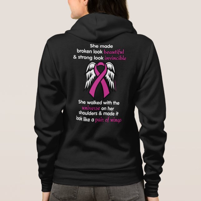 Camiseta Cancer de Mama INVINÍVEL (Verso)