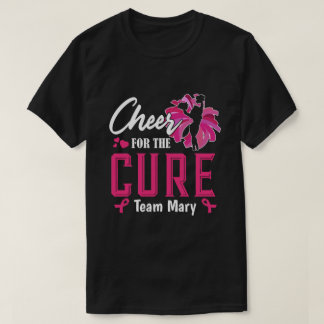 Camiseta CANCER de mama personalizado RD, suporte a Cancer