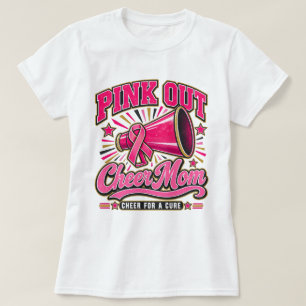 Camiseta Câncer de Mama Rosa Saída Animem a Mamãe Animem po