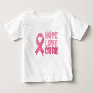 Camiseta Cancer de mama Sensibilização bebê