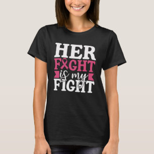 Camiseta Cancer De Mama Sua Luta É A Minha Luta Familiar Mu