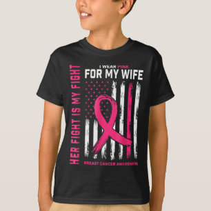 Camiseta Cancer De Mama Sua Luta É Minha Luta Eu Visto Rosa