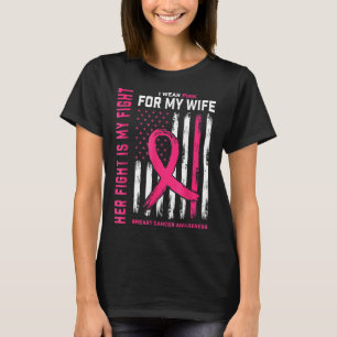 Camiseta Cancer De Mama Sua Luta É Minha Luta Eu Visto Rosa