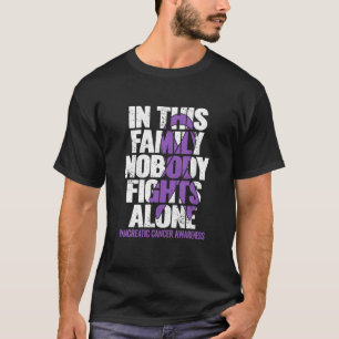 Camiseta Câncer de pâncreas da família de suporte ao câncer