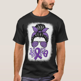 Camiseta Câncer de pâncreas-Leopardo-do-Arma Mensal da Espe