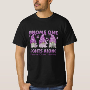 Camiseta câncer de pâncreas Purple Gnomo