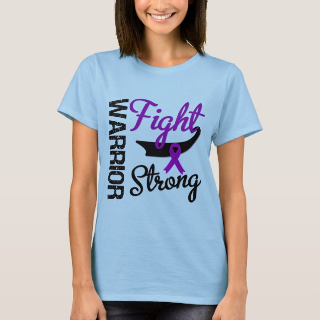 Camiseta Câncer de pâncreas Warrior (Frente)