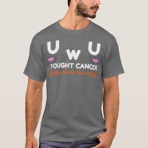 Camiseta Cancer de rim Eu Lutei Com O Cancer UwU Gift