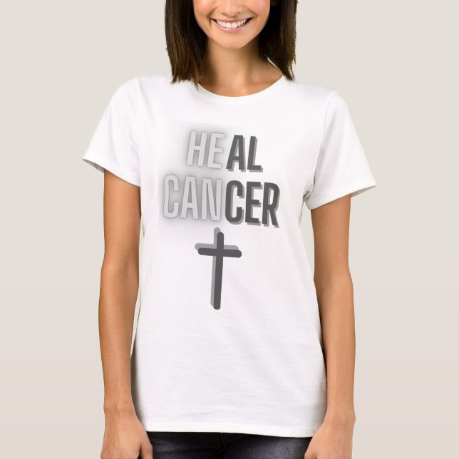 Camiseta Cancer de saudação (Frente)