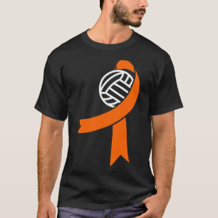 Camiseta Cancer de Sensibilização para a Leucemia Cura de V