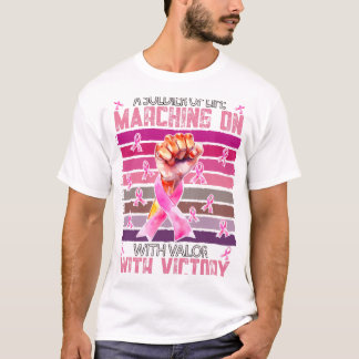 Camiseta Cancer de Sobrevivência dos Sobreviventes da Vida 