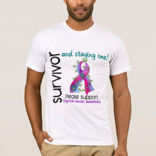 Camiseta Cancer de tiróide do sobrevivente 9