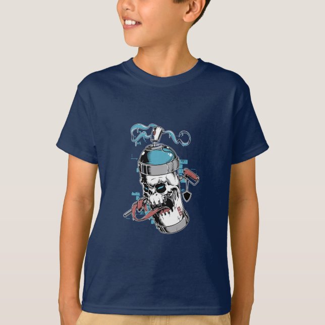 Camiseta Câncer do crânio (Frente)