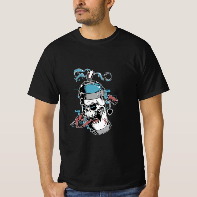 Camiseta Câncer do crânio (Frente)