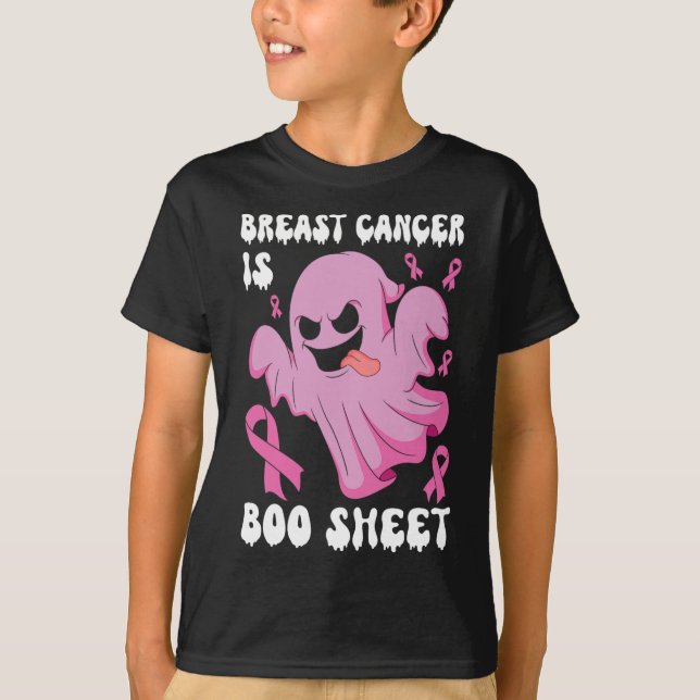 Camiseta Cancer É Cancer De Mama No Dia Das Bruxas (Frente)