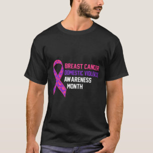 Camiseta Cancer E Sensibilização Para A Violência Doméstica