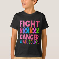Cancer em todas as faixas coloridas Sensibilização