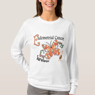 Camiseta Cancer Endometrial do sobrevivente 6
