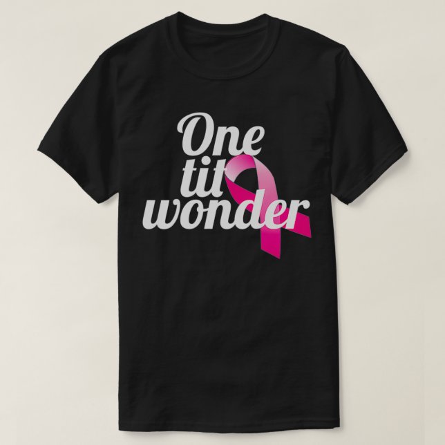 Camiseta Cancer Engraçado Mastectomia Designs De Recuperaçã (Frente do Design)
