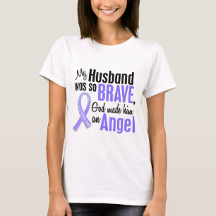 Camiseta Cancer esofágico do marido do anjo 1