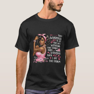 Camiseta Cancer Eu Sou A Tempestade Mulheres Negras Que Ves