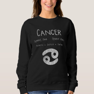 Camiseta Cancer Horoscópio Astrology - Sinal de Estrela Pr