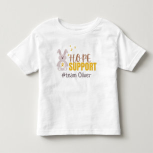 Camiseta cancer infantil. Personalizado #nome da equipe Tod
