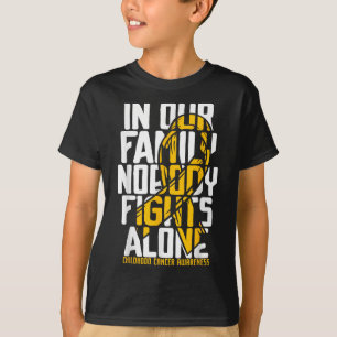 Camiseta Cancer infantil Suporte para Cancer de infância da
