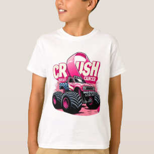 Camiseta Cancer Mama de Esmagamento Sensibilização do Cance