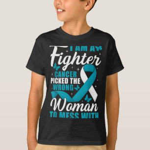 Camiseta Câncer Marcado Errado Mulher Conscientização sobre