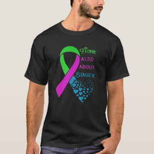 Camiseta Cancer Metastático Sensibilização Fita Cardíac
