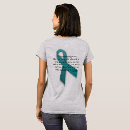 Camiseta Cancer nos transforma em uma árvore inspiradora
